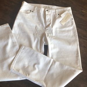 Jones New York White Denim Pants NWT
